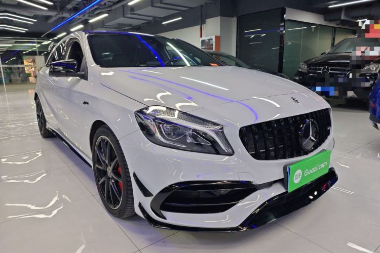 Used Mercedes-Benz A AMG 2017 Facelifted AMG A 45 4MATIC Front Right 45 Deg