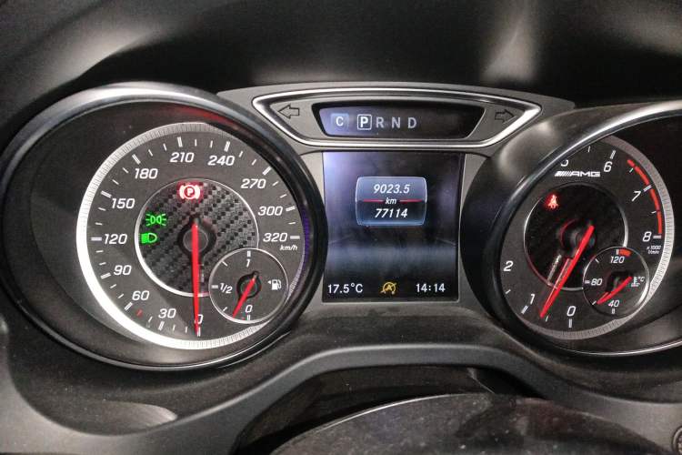 Used Mercedes-Benz A AMG 2017 Facelifted AMG A 45 4MATIC Odometer Close Up