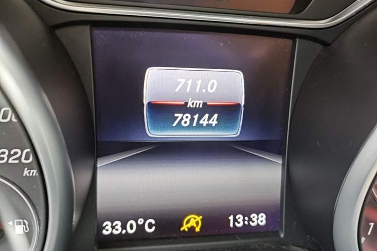 Used Mercedes-Benz A AMG 2017 Facelifted AMG A 45 4MATIC Odometer Close Up