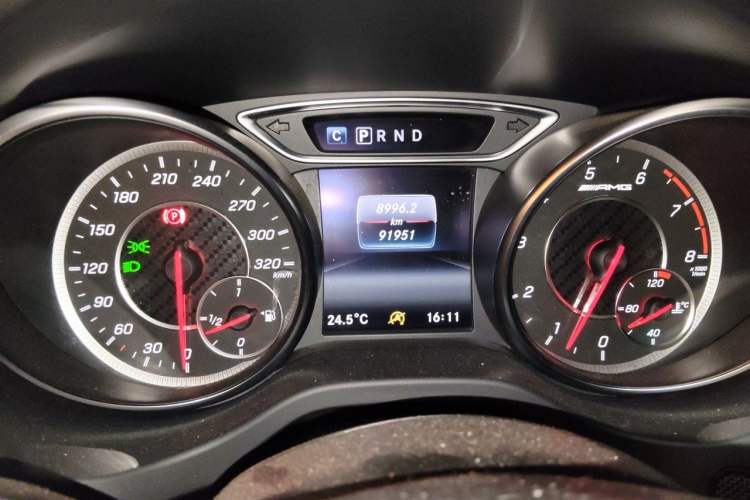 Used Mercedes-Benz A AMG 2017 Facelifted AMG A 45 4MATIC Odometer Close Up