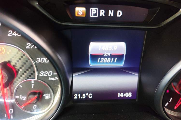 Used Mercedes-Benz A AMG 2017 Facelifted AMG A 45 4MATIC Odometer Close Up