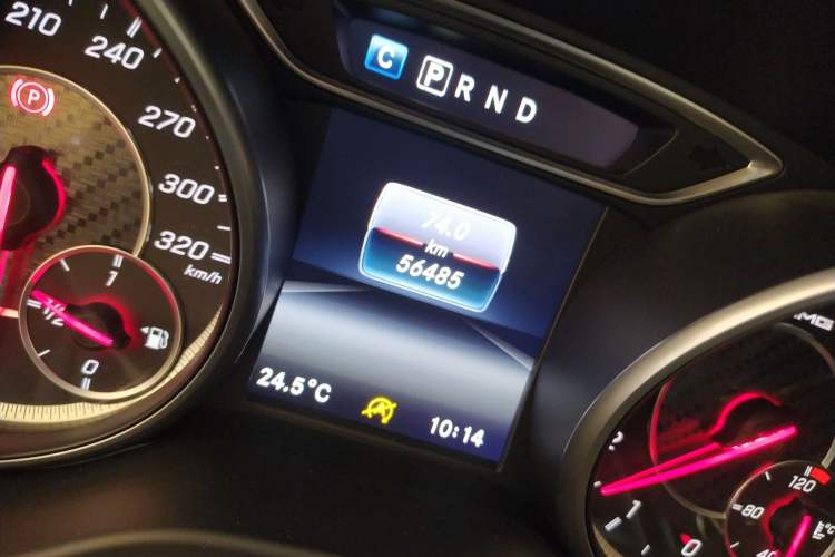 Used Mercedes-Benz A AMG 2017 Facelifted AMG A 45 4MATIC Odometer Close Up