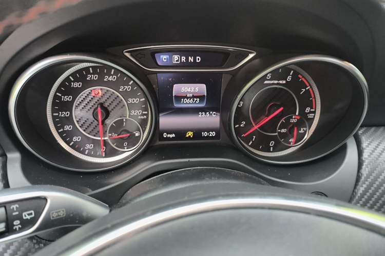 Used Mercedes-Benz A AMG 2017 Facelifted AMG A 45 4MATIC Odometer Close Up