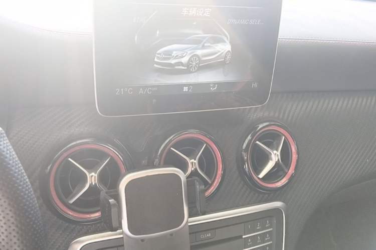 Used Mercedes-Benz A AMG 2017 AMG A 45 4MATIC Audio And AC Panel