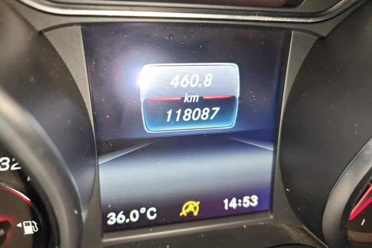 Used Mercedes-Benz A AMG 2017 AMG A 45 4MATIC Odometer Close Up