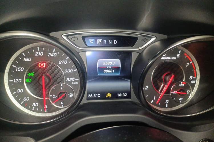 Used Mercedes-Benz A AMG 2017 Facelifted AMG A 45 4MATIC Odometer Close Up