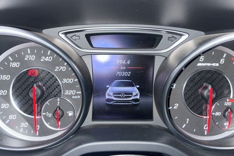 Used Mercedes-Benz A AMG 2017 Facelifted AMG A 45 4MATIC Odometer Close Up
