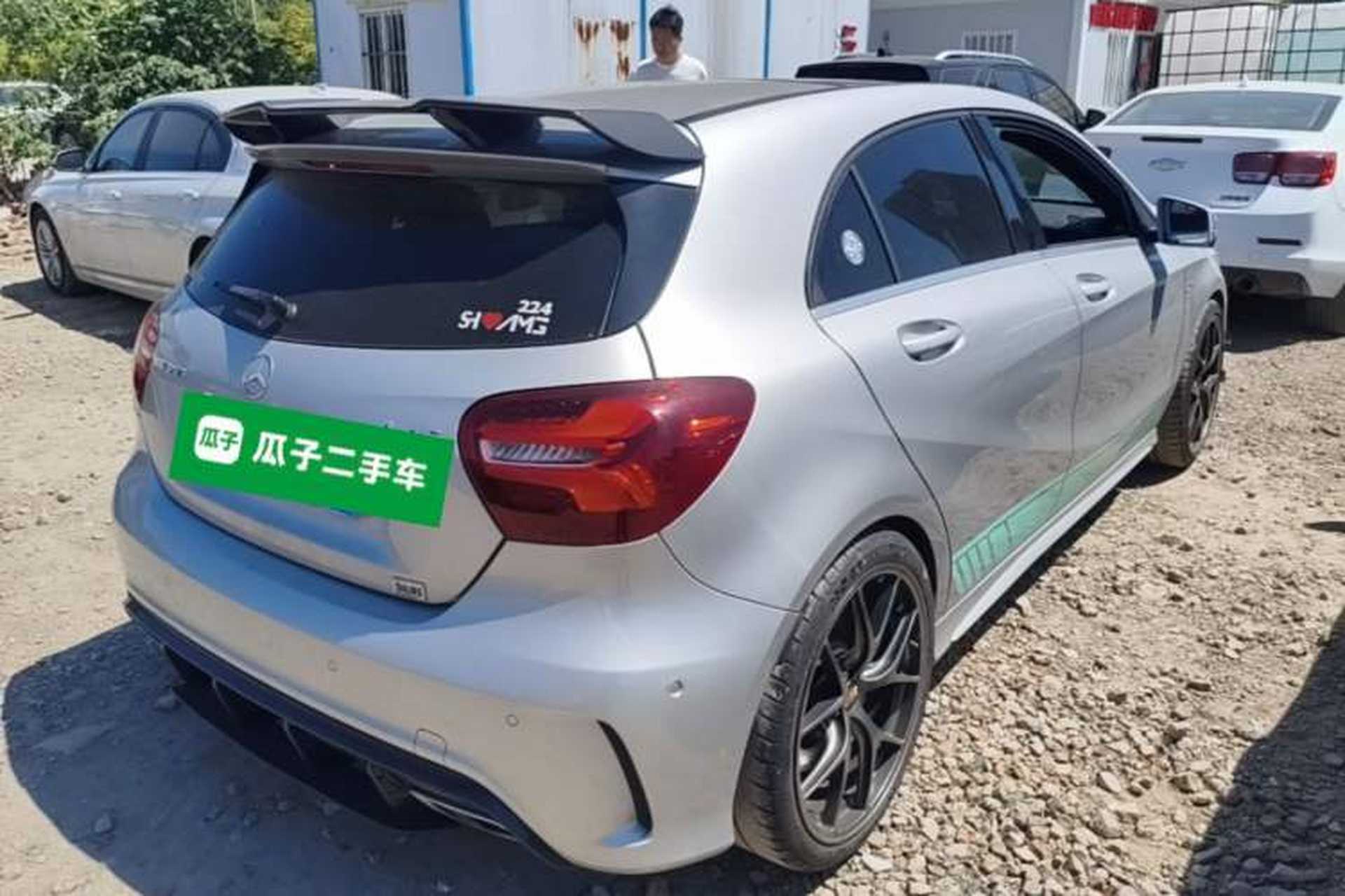 Used Mercedes-Benz A AMG 2017 Facelifted AMG A 45 4MATIC Rear Right 45 Deg