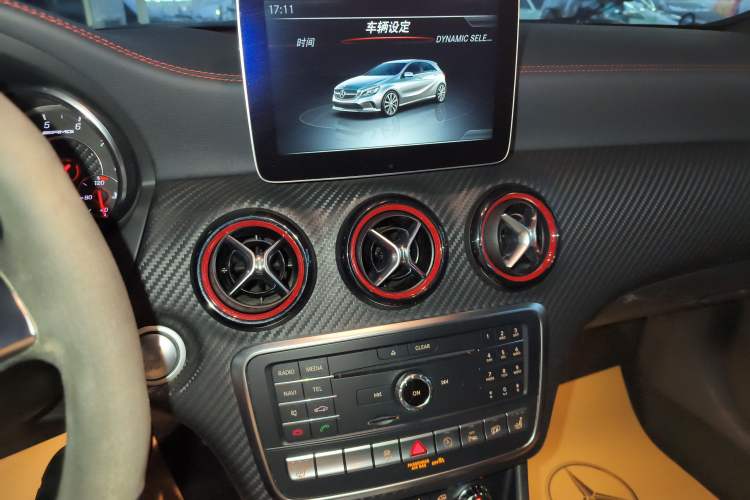 Used Mercedes-Benz A AMG 2017 AMG A 45 4MATIC Audio And AC Panel
