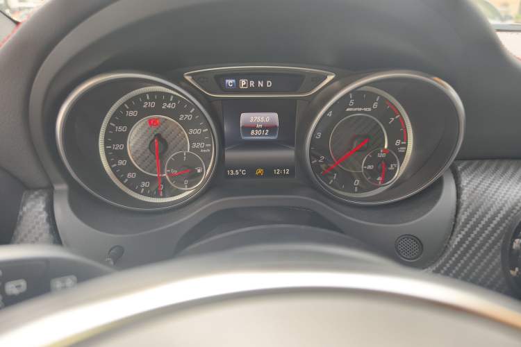 Used Mercedes-Benz A AMG 2017 Facelifted AMG A 45 4MATIC Odometer Close Up