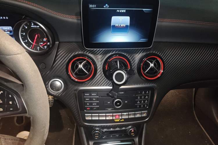 Used Mercedes-Benz A AMG 2018 AMG A 45 4MATIC Exclusive Edition Audio And AC Panel