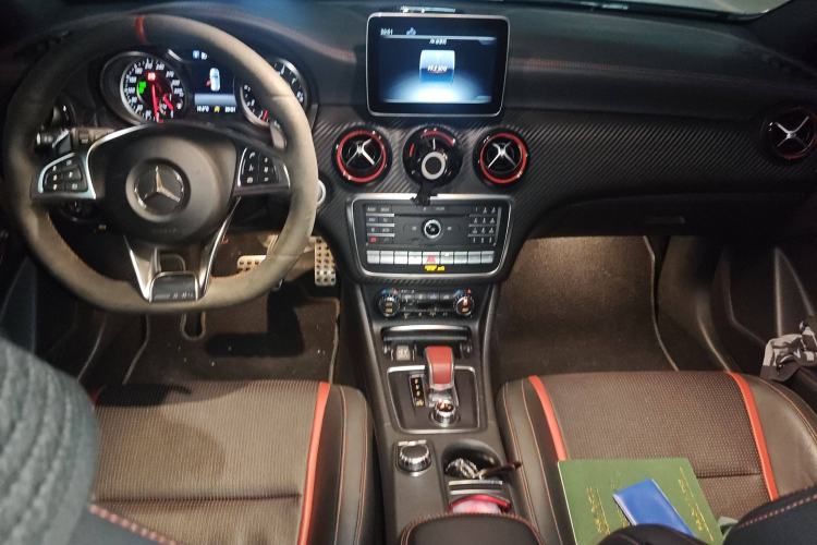Used Mercedes-Benz A AMG 2018 AMG A 45 4MATIC Exclusive Edition Center Console