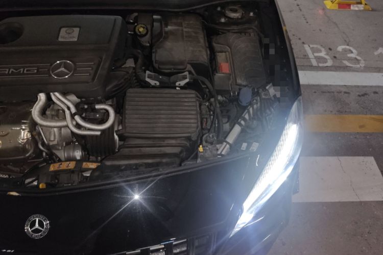 Used Mercedes-Benz A AMG 2018 AMG A 45 4MATIC Exclusive Edition Engine Bay Left