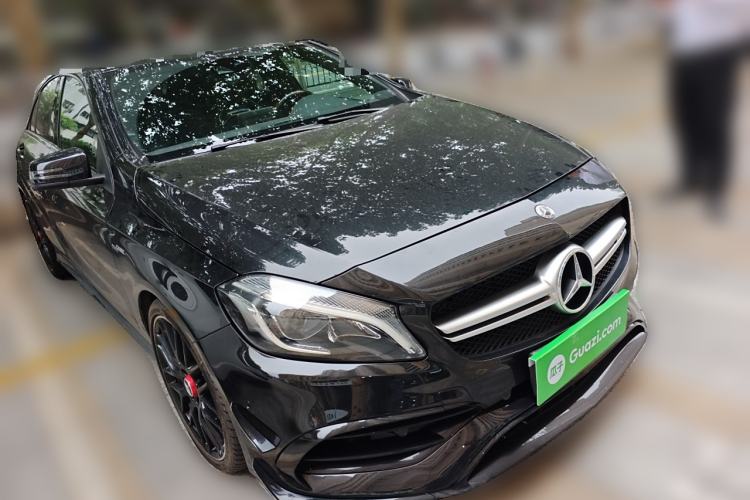 Used Mercedes-Benz A AMG 2018 AMG A 45 4MATIC Exclusive Edition Front Right 45 Deg