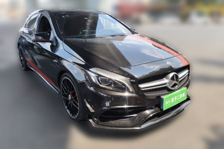 Used Mercedes-Benz A AMG 2018 AMG A 45 4MATIC Exclusive Edition Front Right 45 Deg