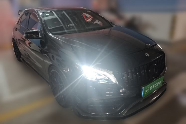 Used Mercedes-Benz A AMG 2018 AMG A 45 4MATIC Exclusive Edition Front Right 45 Deg