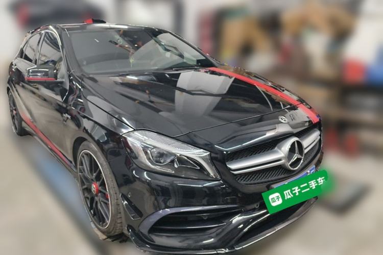 Used Mercedes-Benz A AMG 2018 AMG A 45 4MATIC Exclusive Edition Front Right 45 Deg