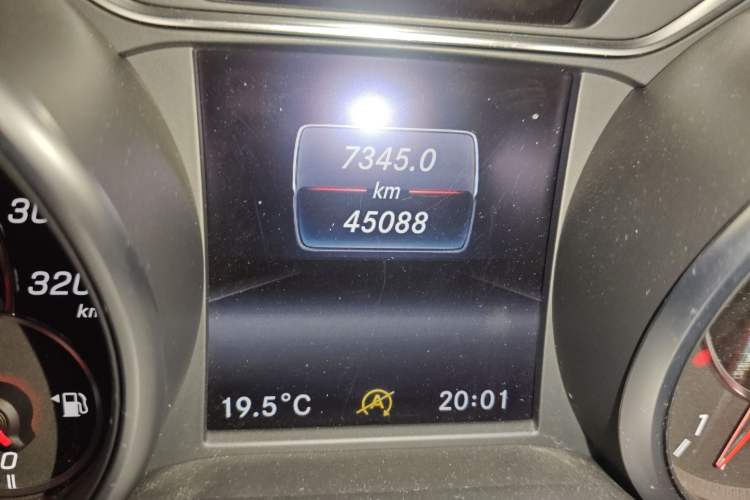 Used Mercedes-Benz A AMG 2018 AMG A 45 4MATIC Exclusive Edition Odometer Close Up