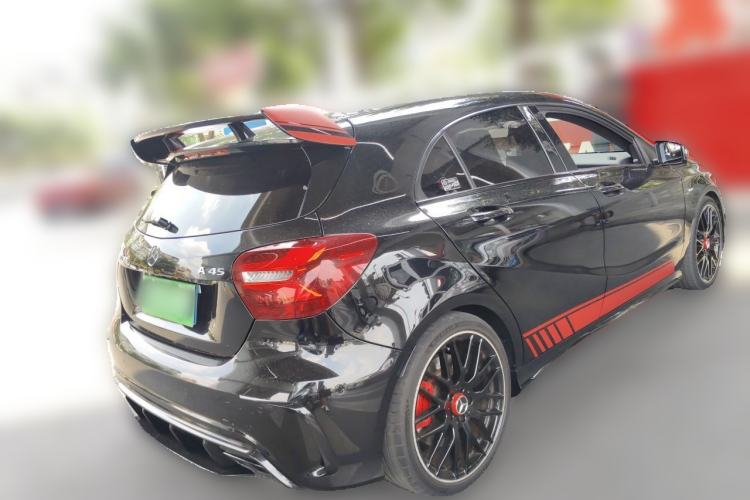 Used Mercedes-Benz A AMG 2018 AMG A 45 4MATIC Exclusive Edition Rear Right 45 Deg