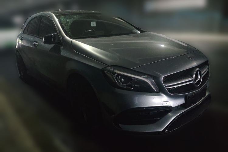Used Mercedes-Benz A AMG 2018 AMG A 45 4MATIC Exclusive Edition Front Right 45 Deg