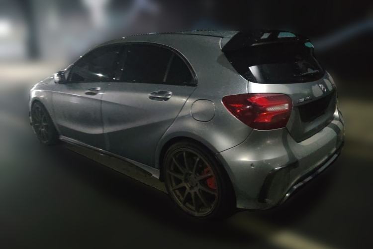 Used Mercedes-Benz A AMG 2018 AMG A 45 4MATIC Exclusive Edition Rear Left 45 Deg
