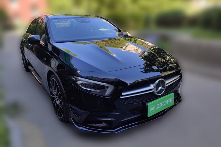 Used Mercedes-Benz A AMG 2019 AMG A 35 L 4MATIC Front Right 45 Deg