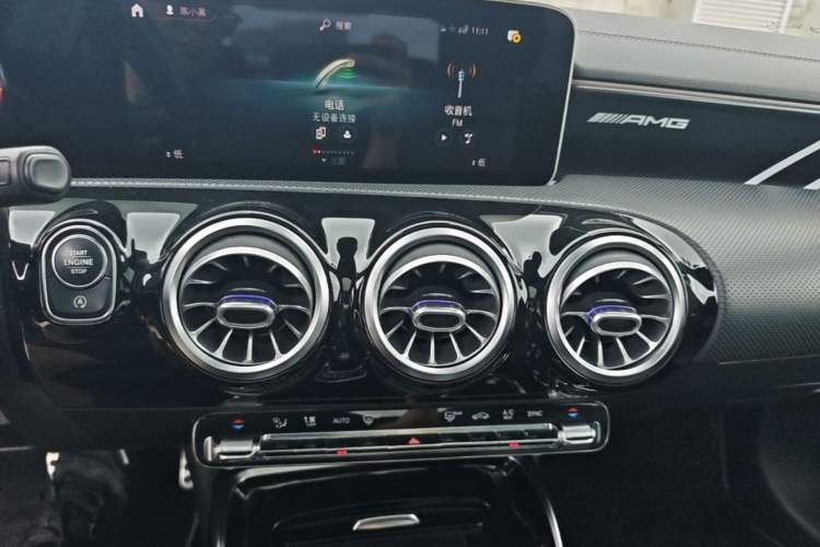 Used Mercedes-Benz A AMG 2019 AMG A 35 L 4MATIC Audio And AC Panel