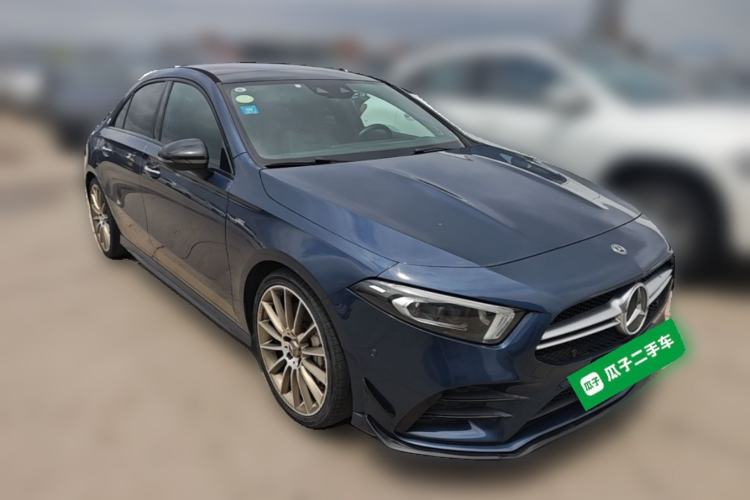 Used Mercedes-Benz A AMG 2019 AMG A 35 L 4MATIC Front Right 45 Deg