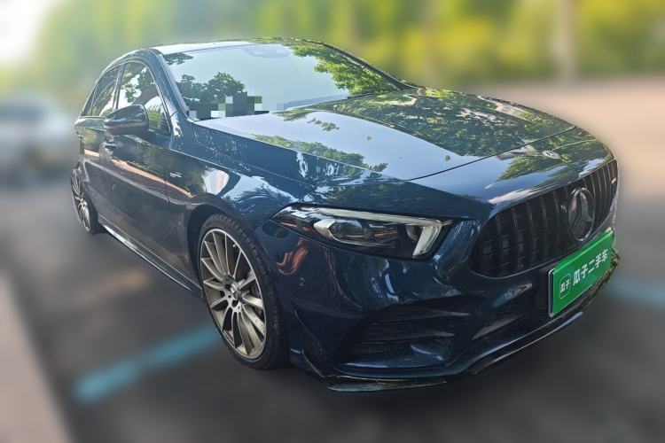 Used Mercedes-Benz A AMG 2019 AMG A 35 L 4MATIC Front Right 45 Deg
