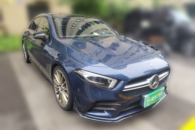 Used Mercedes-Benz A AMG 2019 AMG A 35 L 4MATIC First Edition Special Version Front Right 45 Deg