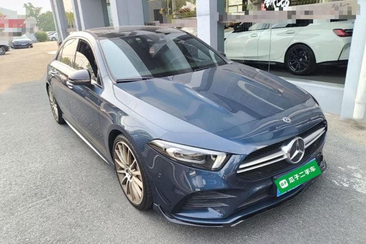 Used Mercedes-Benz A AMG 2019 AMG A 35 L 4MATIC First Edition Special Version Front Right 45 Deg