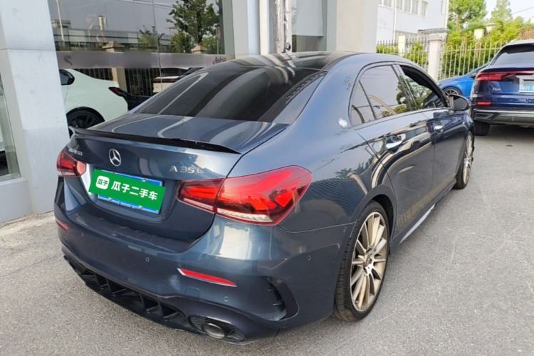 Used Mercedes-Benz A AMG 2019 AMG A 35 L 4MATIC First Edition Special Version Rear Right 45 Deg