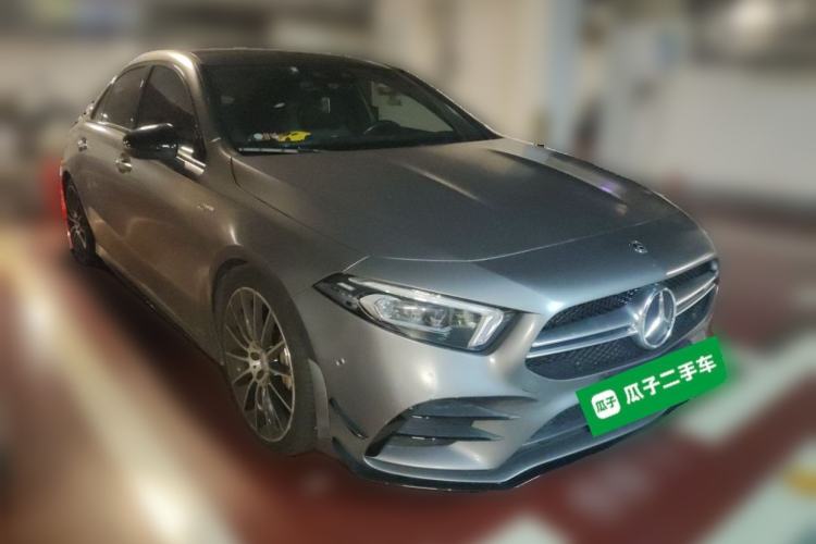 Used Mercedes-Benz A AMG 2019 AMG A 35 L 4MATIC Front Right 45 Deg
