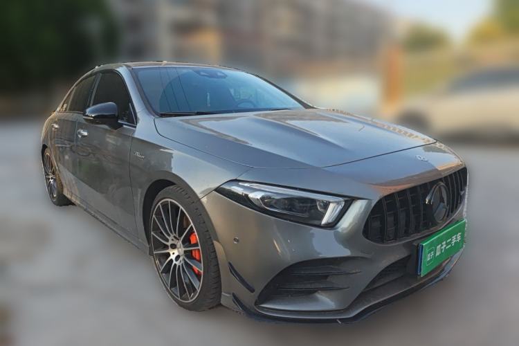 Used Mercedes-Benz A AMG 2019 AMG A 35 L 4MATIC Front Right 45 Deg