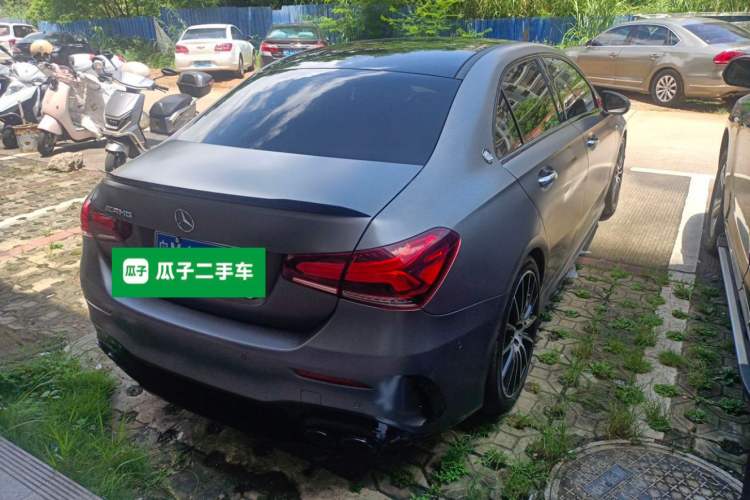 Used Mercedes-Benz A AMG 2019 AMG A 35 L 4MATIC Rear Right 45 Deg