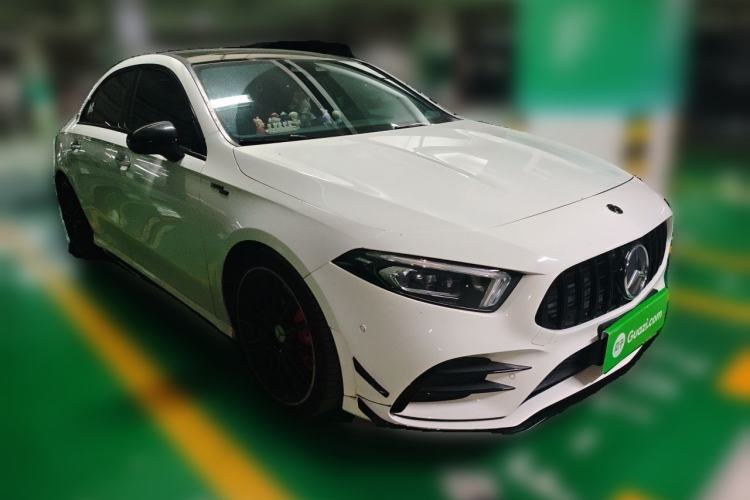 Used Mercedes-Benz A AMG 2019 AMG A 35 L 4MATIC Front Right 45 Deg