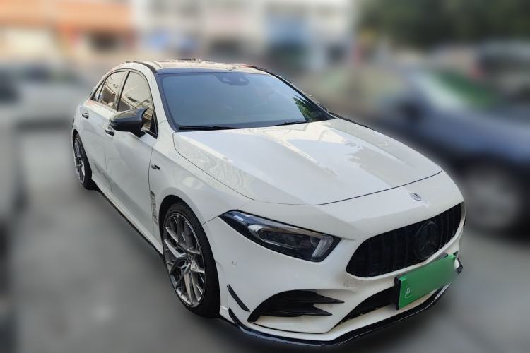Used Mercedes-Benz A AMG 2019 AMG A 35 L 4MATIC Front Right 45 Deg