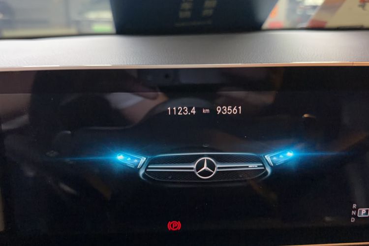 Used Mercedes-Benz A AMG 2019 AMG A 35 L 4MATIC First Edition Special Version Odometer Close Up
