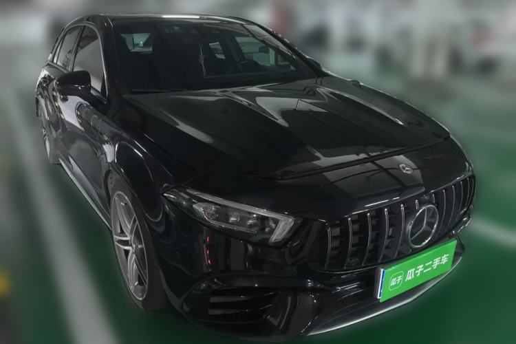 Used Mercedes-Benz A AMG 2020 AMG A 45 4MATIC+ Front Right 45 Deg