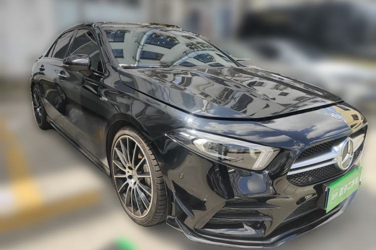 Used Mercedes-Benz A AMG 2020 AMG A 35 4MATIC Front Right 45 Deg