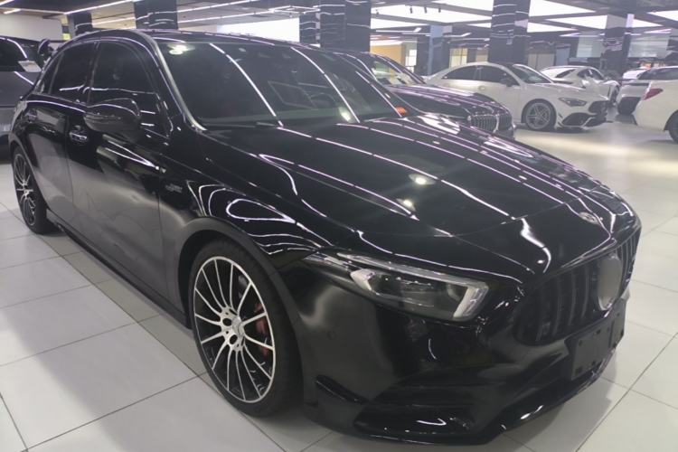 Used Mercedes-Benz A AMG 2020 AMG A 35 4MATIC Front Right 45 Deg