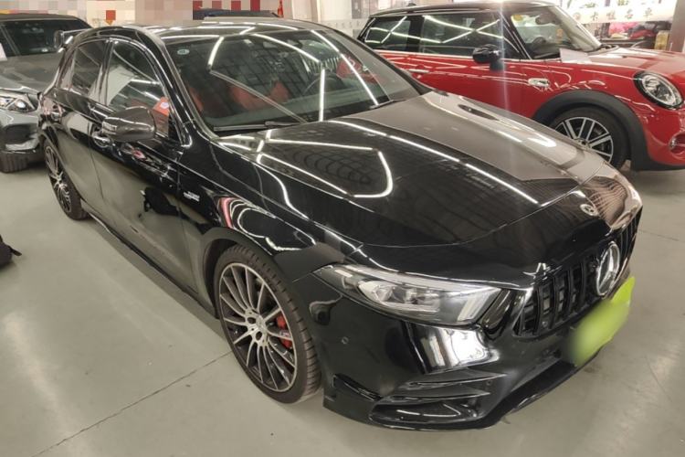 Used Mercedes-Benz A AMG 2020 AMG A 35 4MATIC Front Right 45 Deg