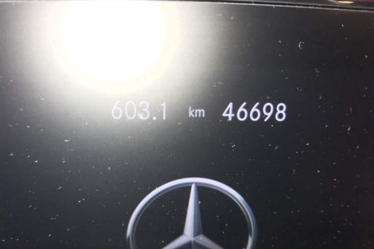 Used Mercedes-Benz A AMG 2020 AMG A 45 4MATIC+ Odometer Close Up