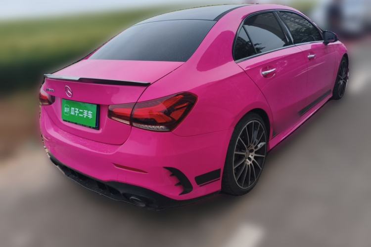 Used Mercedes-Benz A AMG 2020 AMG A 35 L 4MATIC Rear Right 45 Deg