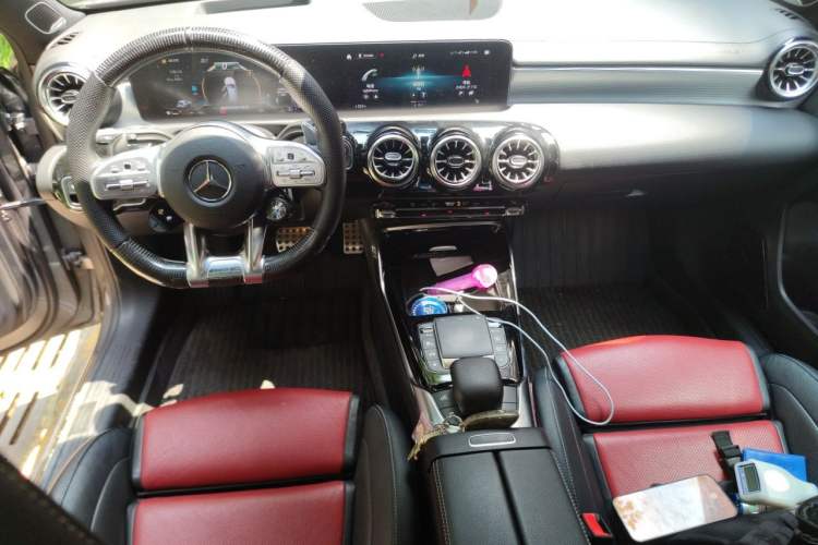 Used Mercedes-Benz A AMG 2020 Facelift AMG A 45 4MATIC+ Center Console