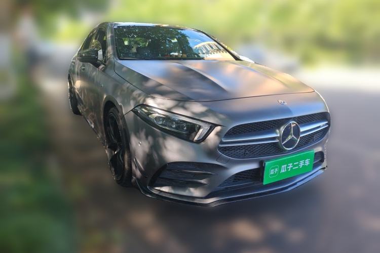 Used Mercedes-Benz A AMG 2020 AMG A 35 4MATIC Front Right 45 Deg