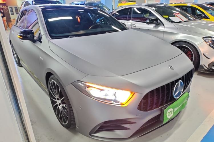 Used Mercedes-Benz A AMG 2020 AMG A 35 4MATIC Front Right 45 Deg