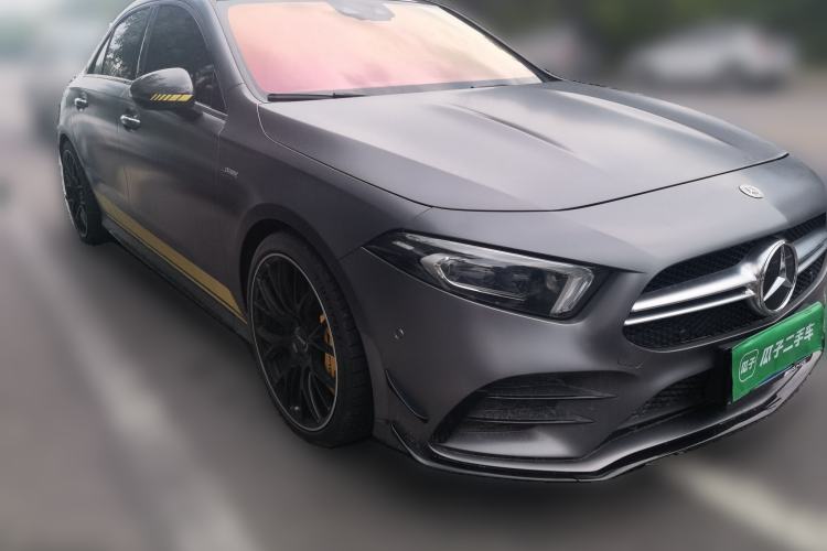 Used Mercedes-Benz A AMG 2020 AMG A 35 L 4MATIC Front Right 45 Deg
