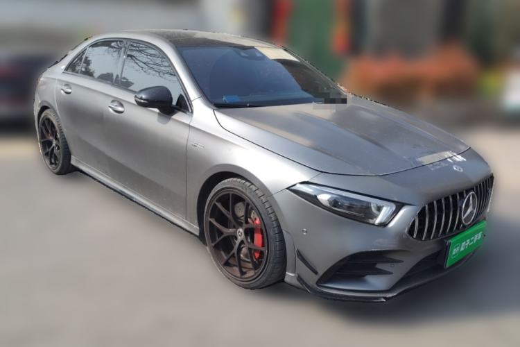 Used Mercedes-Benz A AMG 2020 AMG A 35 4MATIC Front Right 45 Deg