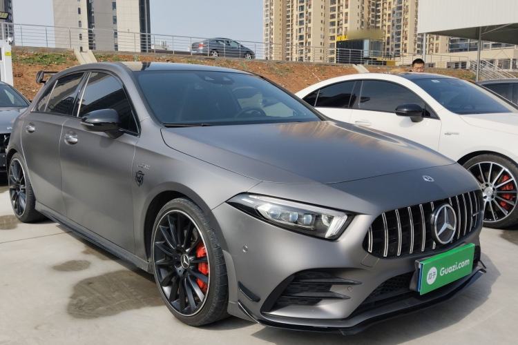 Used Mercedes-Benz A AMG 2020 Facelifted AMG A 35 4MATIC Front Right 45 Deg